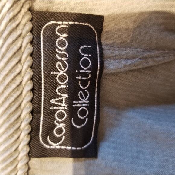 Vintage 90s Green Corduroy Zip Skirt Size 8 - Picture 5 of 6